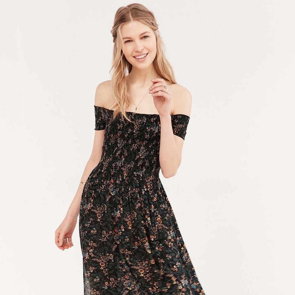 urban outfitters kimchi blue smocked dress